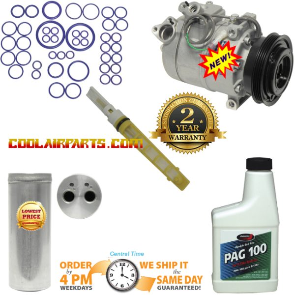 1995 - 2005 Audi A4 VW Volkswagen Passat 1.8T 1.9T Diesel New A/C Compressor Full AC KIT